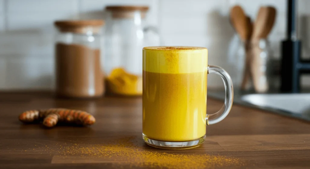 Turmeric Smoothie with Ginger and Coconut Milk